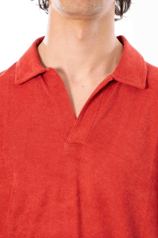 26SS 세인트바쓰 폴로 티셔츠 JER0001 47 Rosso - MC2 SAINT BARTH
