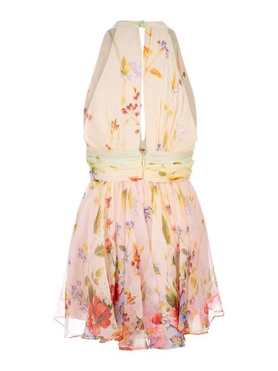 26SS 로베르토 카발리 미디 원피스 WQT176CKR32D0509 Multicolour - ROBERTO CAVALLI