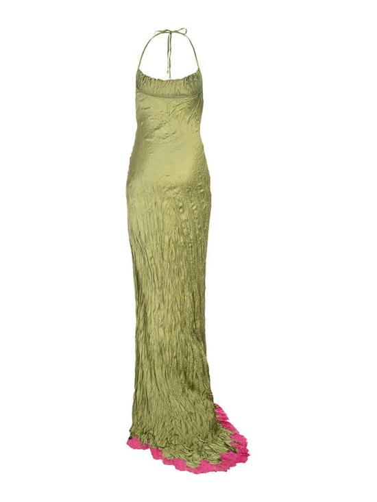 26SS 로베르토 카발리 롱 원피스 WQT150SE04104064 Green - ROBERTO CAVALLI