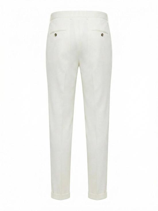 26SS 페세리코 수트 팬츠 R54705D02448102 White - PESERICO
