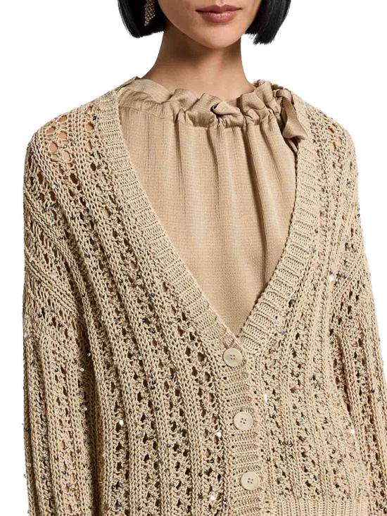 26SS 페세리코 가디건 A99095F039117B46B Brown - PESERICO