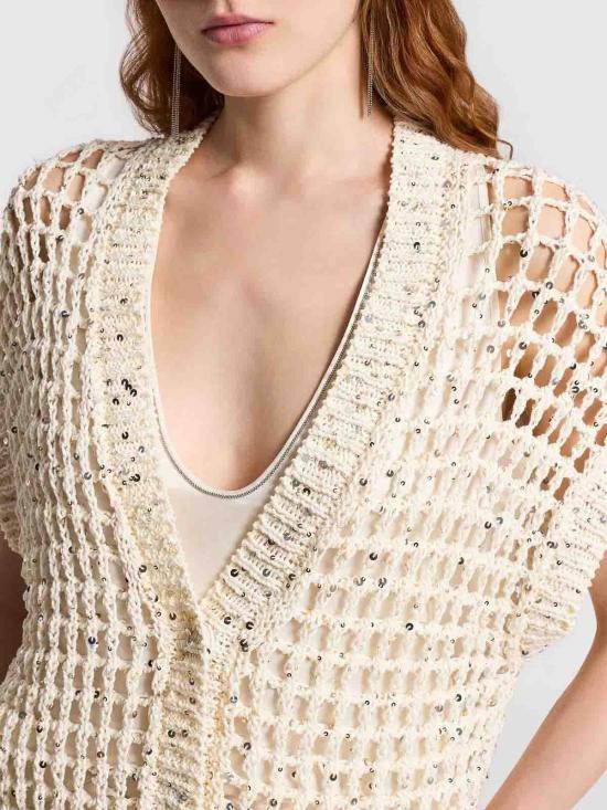 26SS 페세리코 가디건 E99170F039329A02A White - PESERICO
