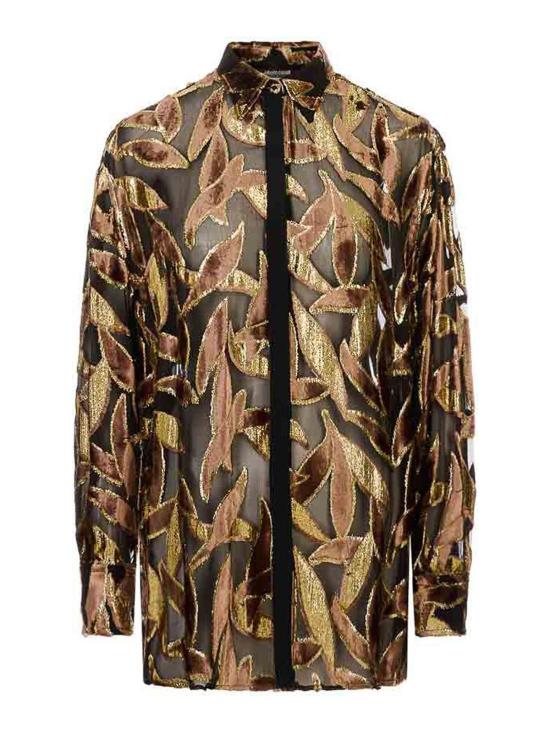 26SS 로베르토 카발리 블라우스 WWT700FC00701660 Brown