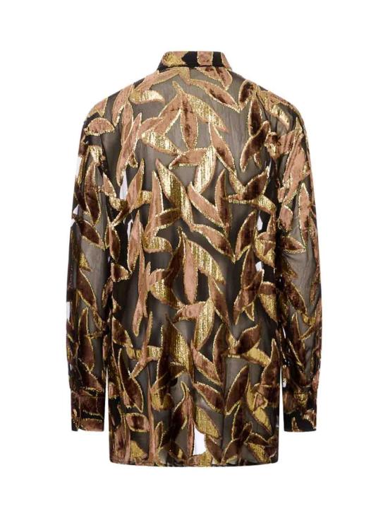 26SS 로베르토 카발리 블라우스 WWT700FC00701660 Brown - ROBERTO CAVALLI
