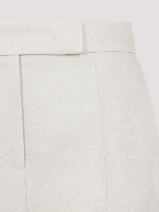 26SS 막스마라 카키 버뮤다 쇼츠 26111310326E15 White - MAX MARA