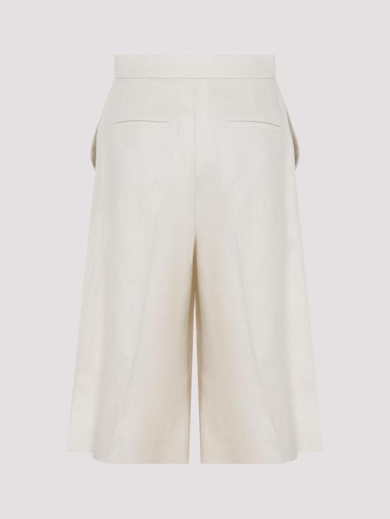 26SS 막스마라 카키 버뮤다 쇼츠 26111310326E15 White - MAX MARA