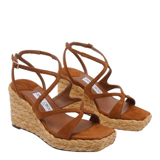 26FW 지미추 샌들 AYLA 85 CUGTAN Brown - JIMMY CHOO
