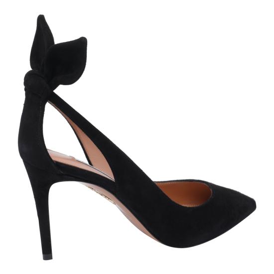26FW 아쿠아주라 보타이 85mm DENMIDP0 SUE000 Black - AQUAZZURA