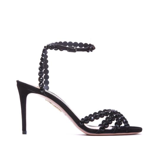 26FW 아쿠아주라 샌들 TQLMIDS0 SUEBJT Black