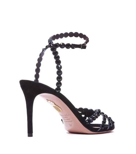 26FW 아쿠아주라 샌들 TQLMIDS0 SUEBJT Black - AQUAZZURA