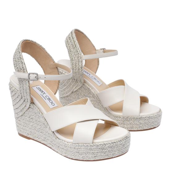 26FW 지미추 샌들 DELLENA 100 NOELATTE White - JIMMY CHOO