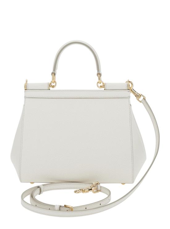26FW 돌체앤가바나 미디움 시실리 핸드백 BB6003B100180001 White - DOLCE & GABBANA