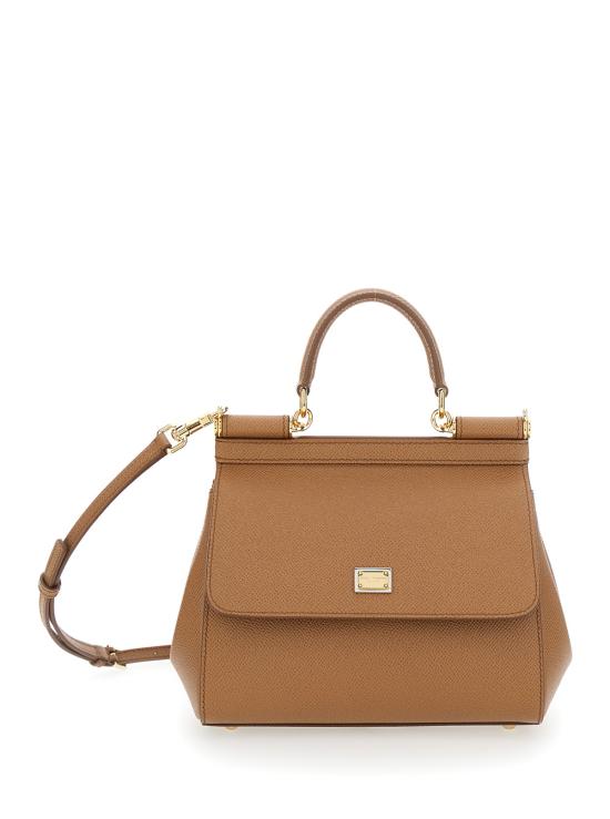 26FW 돌체앤가바나 미디움 시실리 핸드백 BB6003B10018M417 Brown
