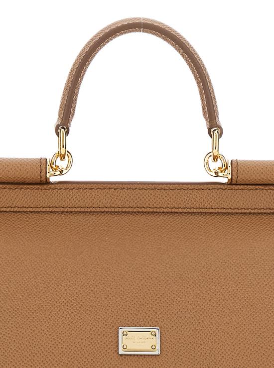 26FW 돌체앤가바나 미디움 시실리 핸드백 BB6003B10018M417 Brown - DOLCE & GABBANA