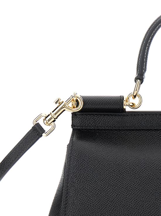 26FW 돌체앤가바나 미디움 시실리 핸드백 BB6003B100180999 Black - DOLCE & GABBANA