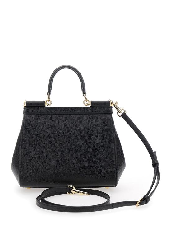 26FW 돌체앤가바나 미디움 시실리 핸드백 BB6003B100180999 Black - DOLCE & GABBANA