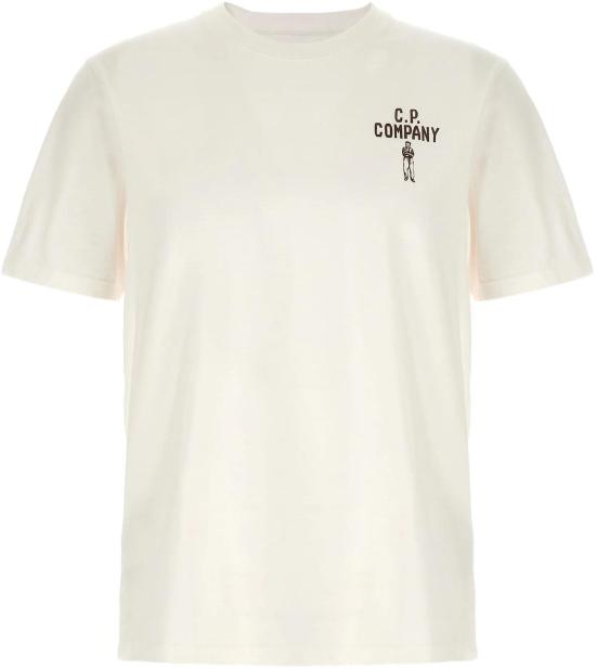 26SS 씨피 컴퍼니 30/1 Pd 저지 숏슬리브 티셔츠 20CMTS174A110579W WHITE