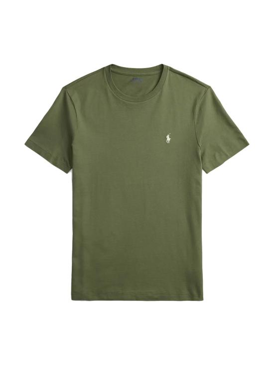 26SS 폴로 랄프로렌 포니로고 자수 반팔 티셔츠 710671438 522 GREEN