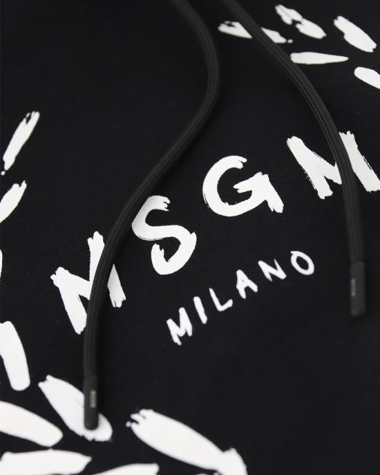  엠에스지엠 후드 티셔츠 3540MM130 237799 NERO - MSGM