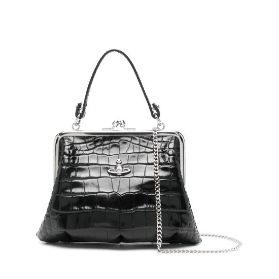 26FW 비비안웨스트우드 그래니 프레임 퍼스 4B010007W L0098 N401 BLACK