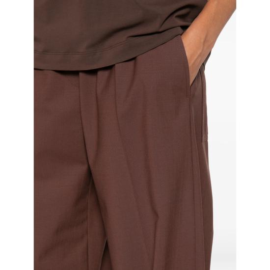 26FW 브루넬로 쿠치넬리 팔라초 팬츠 MPW07P9002 C9199 BROWN - BRUNELLO CUCINELLI