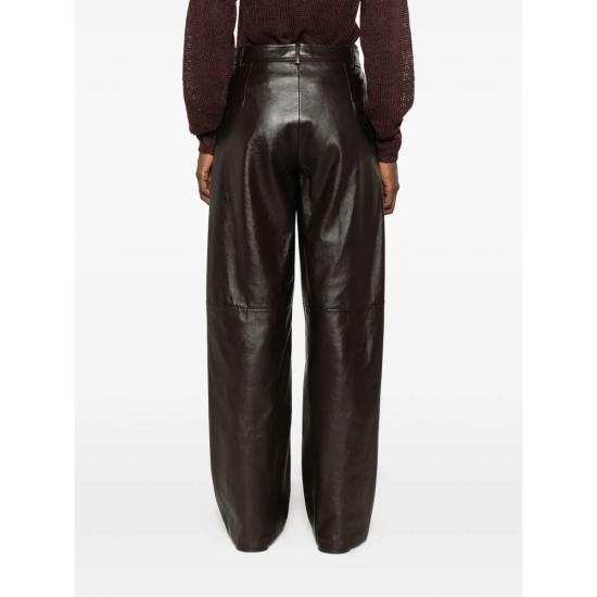 26FW 막스마라 스튜디오 수트 팬츠 MSTLEGNO 013F 003 BROWN - MAX MARA STUDIO