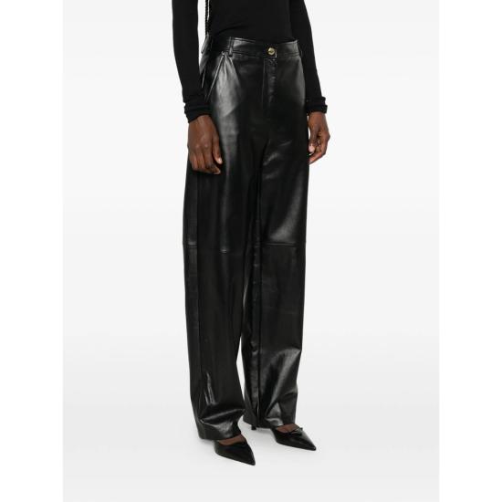 26FW 막스마라 스튜디오 스트레이트 팬츠 MSTLEGNO 013F 004 BLACK - MAX MARA STUDIO