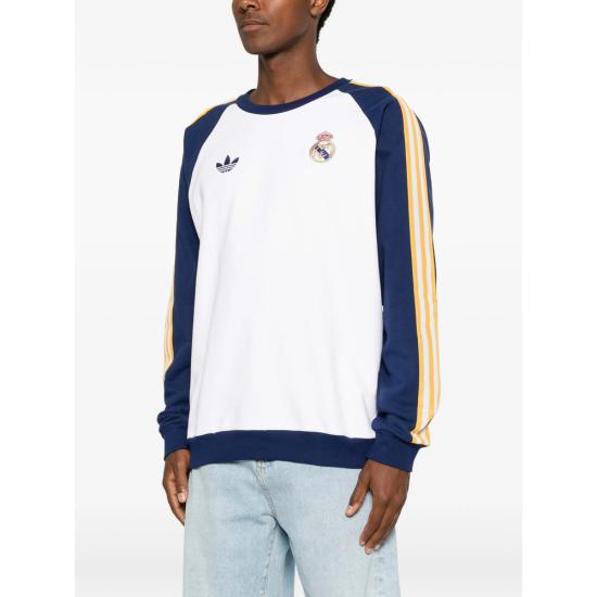 26SS 아디다스 긴팔 티셔츠 JZ9153 WHITE BLUE - ADIDAS
