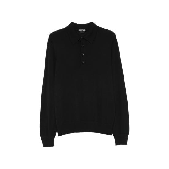 26FW 톰포드 폴로 티셔츠 YMW103 KPL053 NAA BLACK