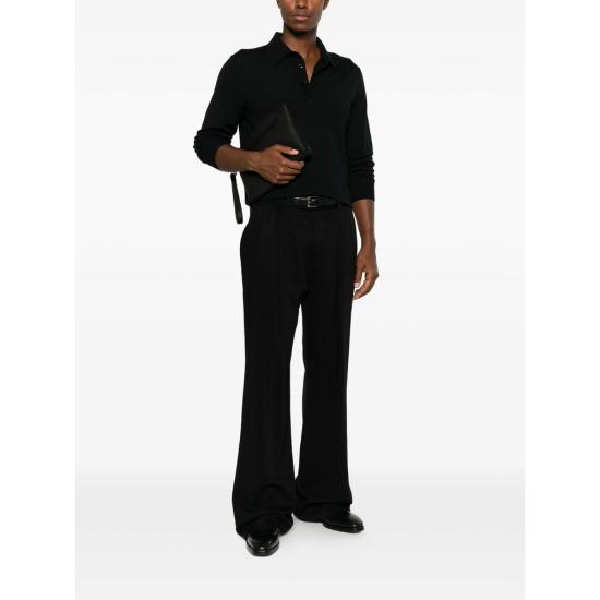 26FW 톰포드 폴로 티셔츠 YMW103 KPL053 NAA BLACK - TOMFORD