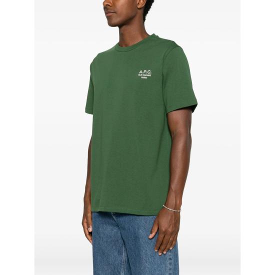 26FW 아페쎄 루 마담 스탠다드 티셔츠 COHBU M26388 KMA GREEN - A.P.C.