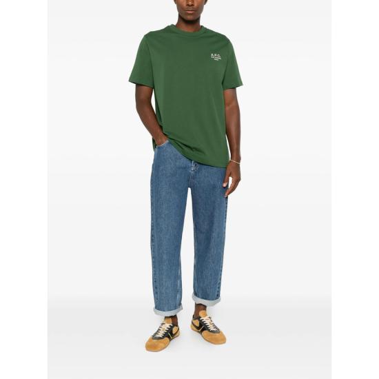 26FW 아페쎄 루 마담 스탠다드 티셔츠 COHBU M26388 KMA GREEN - A.P.C.