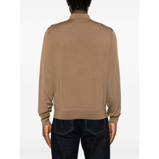 26FW 톰포드 폴로 티셔츠 YMW103 KPL053 EIZ BROWN - TOMFORD