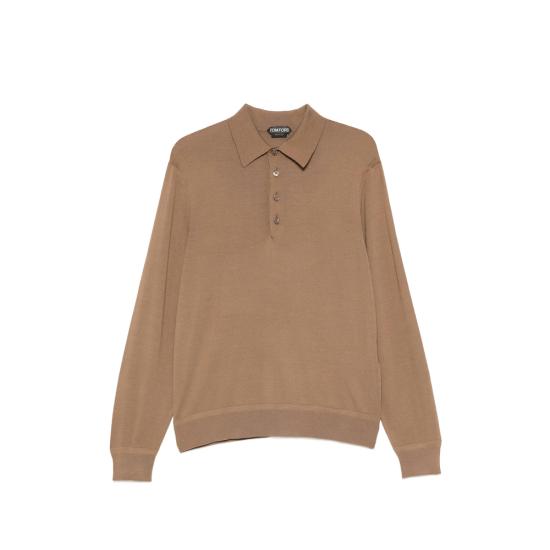 26FW 톰포드 폴로 티셔츠 YMW103 KPL053 EIZ BROWN