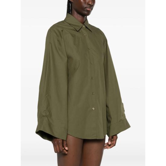26FW 더프랭키샵 셔츠 TILA OLIVE GREEN - THE FRANKIE SHOP