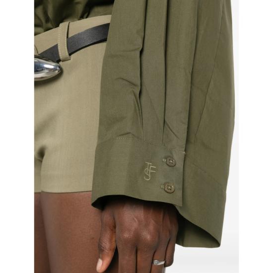 26FW 더프랭키샵 셔츠 TILA OLIVE GREEN - THE FRANKIE SHOP