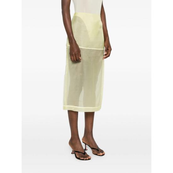 26FW 더프랭키샵 스커트 PERI MIDI SKIRT YELLO YELLOW - THE FRANKIE SHOP