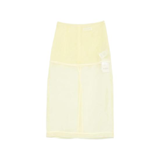 26FW 더프랭키샵 스커트 PERI MIDI SKIRT YELLO YELLOW