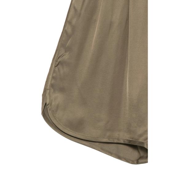 26FW 더프랭키샵 숏팬츠 NELIS SATIN OLIVE GREEN - THE FRANKIE SHOP