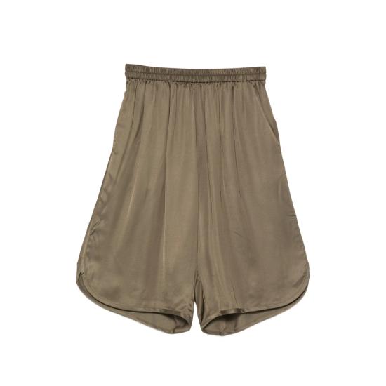 26FW 더프랭키샵 숏팬츠 NELIS SATIN OLIVE GREEN