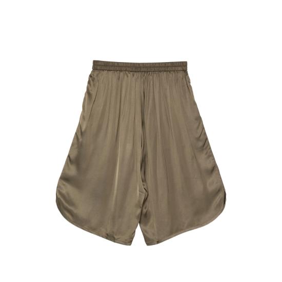 26FW 더프랭키샵 숏팬츠 NELIS SATIN OLIVE GREEN - THE FRANKIE SHOP