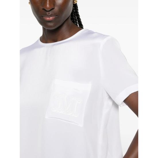 26FW 막스마라 반팔 티셔츠 MXMPAGANO 175 002 WHITE - MAX MARA