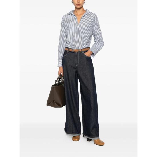 26FW 에스막스마라 셔츠 SMMCRISTEL 174 055 GREEN WHITE - 'S MAX MARA