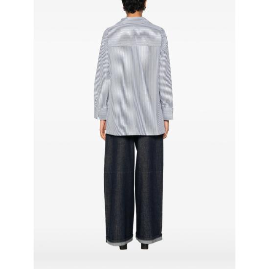 26FW 에스막스마라 셔츠 SMMCRISTEL 174 055 GREEN WHITE - 'S MAX MARA