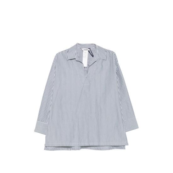 26FW 에스막스마라 셔츠 SMMCRISTEL 174 055 GREEN WHITE