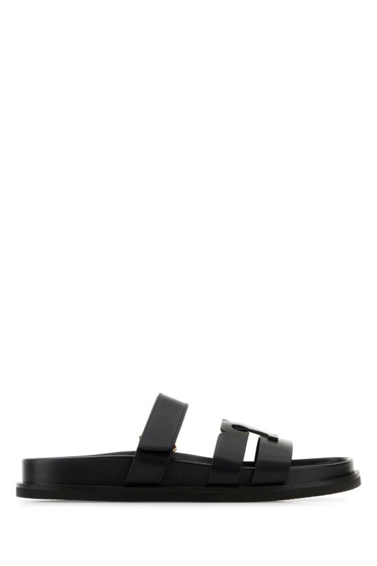 26FW 토리버치 이네스 스포츠 슬라이드 161636 006 Black