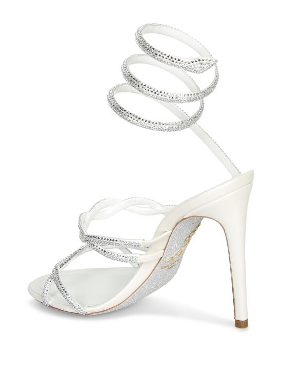 26SS 르네 카오빌라 샌들 C12542 105 R001V155 White - RENE CAOVILLA