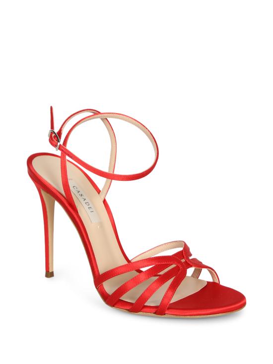 26SS 카사데이 샌들 1L420B1001 SATIN 3601 Red - CASADEI