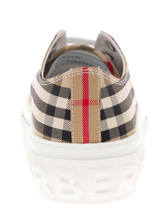 26FW 버버리 체크 코튼 스니커즈 8050506A7028 Beige - BURBERRY