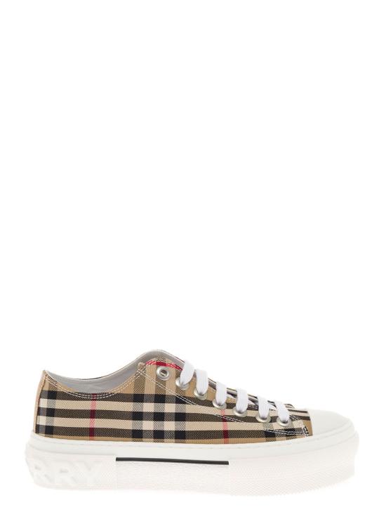 26FW 버버리 체크 코튼 스니커즈 8050506A7028 Beige